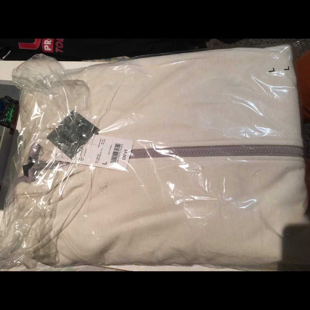 NWT Uniqlo Blocktech Fleece long sleeve zip hoodie